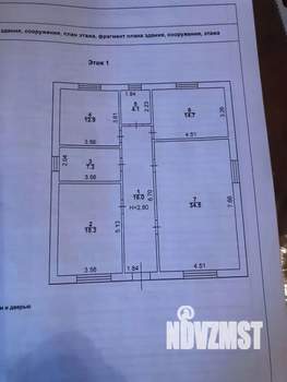 Дом 107м², 1-этажный, участок 3 сот.