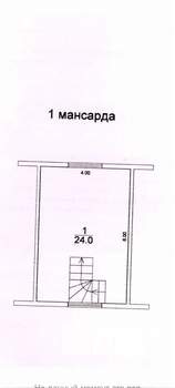 Дом 64м², 1-этажный, участок 6 сот.  