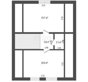 Дом 118м², 2-этажный, участок 2 сот.  