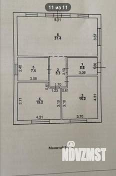 Дом 85м², 1-этажный, участок 5 сот.  