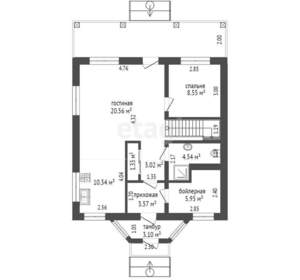 Дом 140м², 2-этажный, участок 6 сот.  