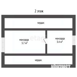 Дом 24м&sup2;, 2-этажный, участок 6 сот.  