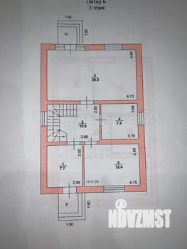 Дом 127м², 2-этажный, участок 3 сот.  