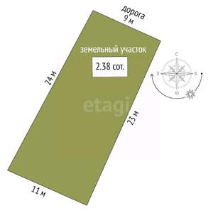 Дом 155м², 2-этажный, участок 2 сот.  