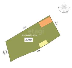 Дом 225м², 2-этажный, участок 15 сот.  