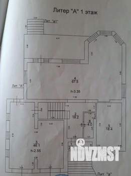 Дом 410м², 3-этажный, участок 6 сот.  