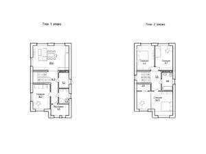 Дом 160м², 2-этажный, участок 4 сот.  