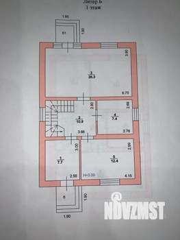 Дом 127м², 2-этажный, участок 3 сот.  