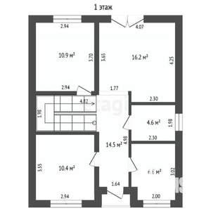 Дом 118м², 2-этажный, участок 2 сот.  