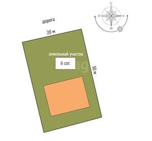Дом 165м², 2-этажный, участок 6 сот.  