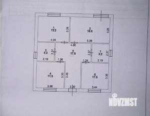 Дом 84м², 1-этажный, участок 5 сот.  