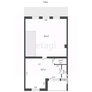 Дом 262м&sup2;, 3-этажный, участок 3 сот.  