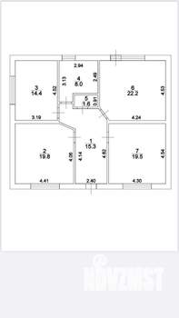 Дача 101м², 1-этажный, участок 5 сот.  
