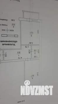 1-к квартира, посуточно, 44м2, 2/3 этаж