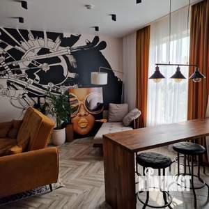 Студия квартира, посуточно, 45м2, 2/2 этаж