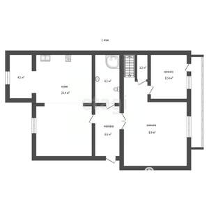 4-к квартира, вторичка, 95м2, 5/5 этаж
