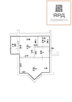 1-к квартира, вторичка, 40м2, 2/4 этаж