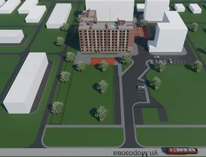 2-к квартира, вторичка, 44м2, 1/8 этаж