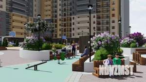 2-к квартира, строящийся дом, 69м2, 14/14 этаж