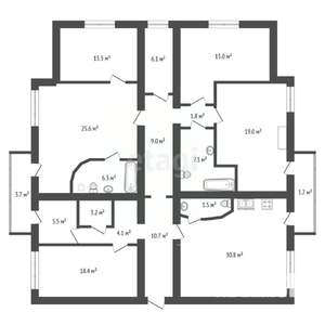 5-к квартира, вторичка, 171м2, 9/9 этаж