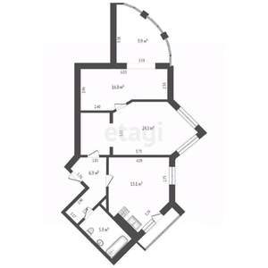 2-к квартира, вторичка, 78м2, 4/5 этаж