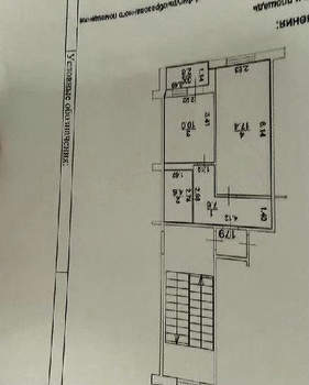 1-к квартира, вторичка, 40м2, 10/11 этаж