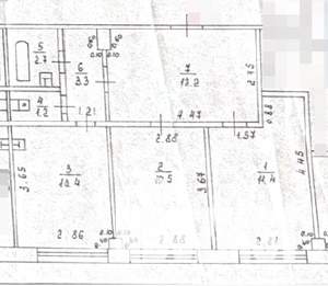 2-к квартира, вторичка, 52м2, 3/4 этаж