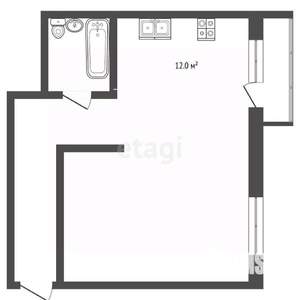 1-к квартира, вторичка, 49м2, 6/10 этаж