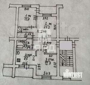 4-к квартира, вторичка, 94м2, 5/5 этаж