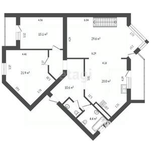 5-к квартира, вторичка, 182м2, 5/5 этаж