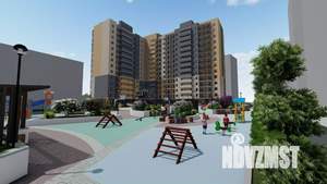 1-к квартира, строящийся дом, 45м2, 11/14 этаж