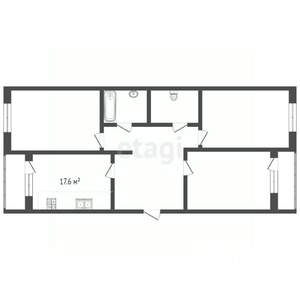 3-к квартира, вторичка, 79м2, 3/5 этаж