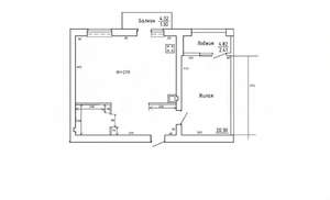 2-к квартира, вторичка, 74м2, 8/9 этаж