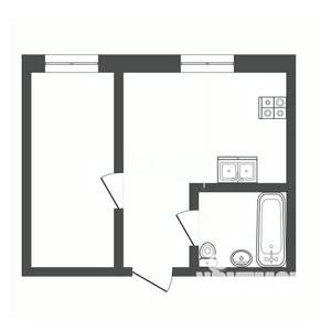 1-к квартира, вторичка, 30м2, 2/5 этаж