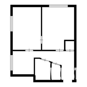 2-к квартира, вторичка, 44м2, 5/5 этаж