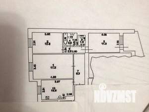 3-к квартира, вторичка, 64м2, 2/10 этаж