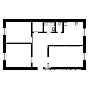 3-к квартира, вторичка, 60м2, 2/5 этаж