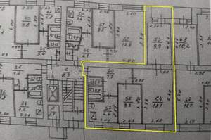 3-к квартира, вторичка, 54м2, 1/9 этаж
