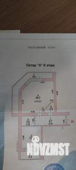 1-к квартира, вторичка, 55м2, 8/8 этаж
