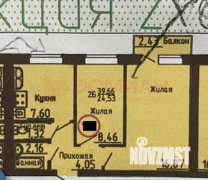 2-к квартира, вторичка, 40м2, 3/3 этаж