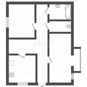 2-к квартира, вторичка, 48м2, 4/5 этаж