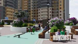 3-к квартира, строящийся дом, 90м2, 4/14 этаж