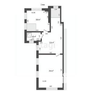 6-к квартира, вторичка, 162м2, 1/3 этаж