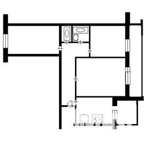 3-к квартира, вторичка, 60м2, 7/9 этаж
