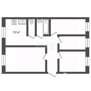 4-к квартира, вторичка, 71м2, 5/9 этаж