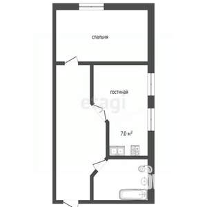 2-к квартира, вторичка, 42м2, 4/5 этаж