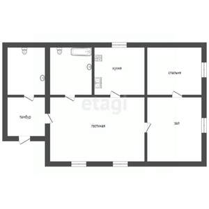 4-к квартира, вторичка, 62м2, 1/2 этаж