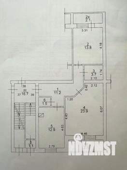 2-к квартира, вторичка, 71м2, 3/5 этаж