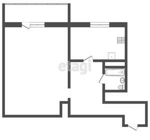 1-к квартира, вторичка, 32м2, 5/5 этаж