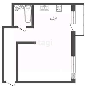 1-к квартира, вторичка, 49м2, 6/10 этаж